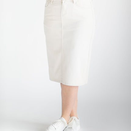 Remi Cloud Denim Midi Skirt
