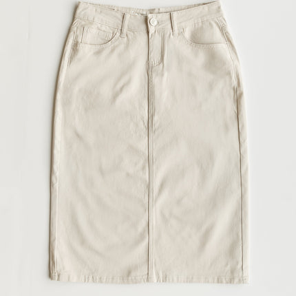 Remi Cloud Denim Midi Skirt