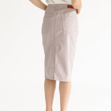 Remi Lilac Denim Midi Skirt - FINAL SALE
