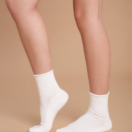 6-Pack Women's Roll Top Socks