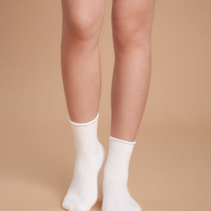 6-Pack Women's Roll Top Socks