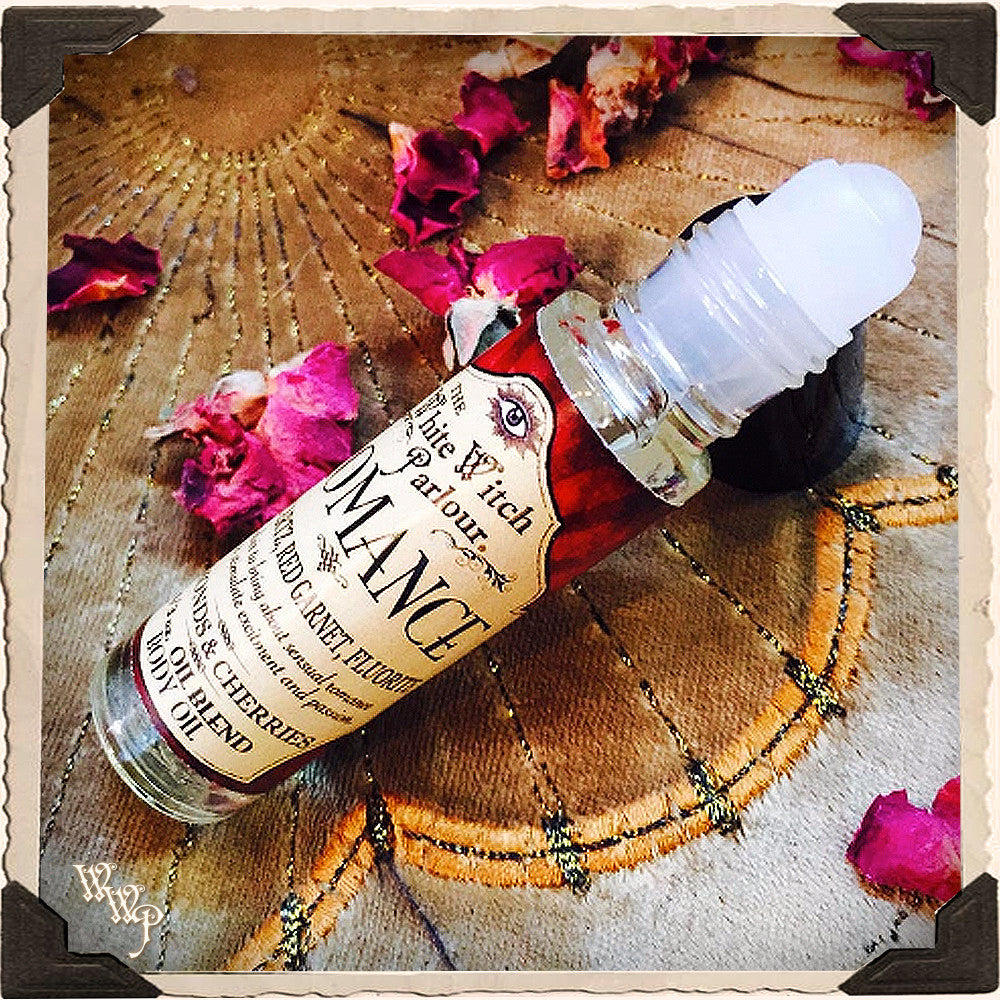 ROMANCE Elixir 1/3oz. Body Oil Rollon. For Passion, Seduction & Kundalini.