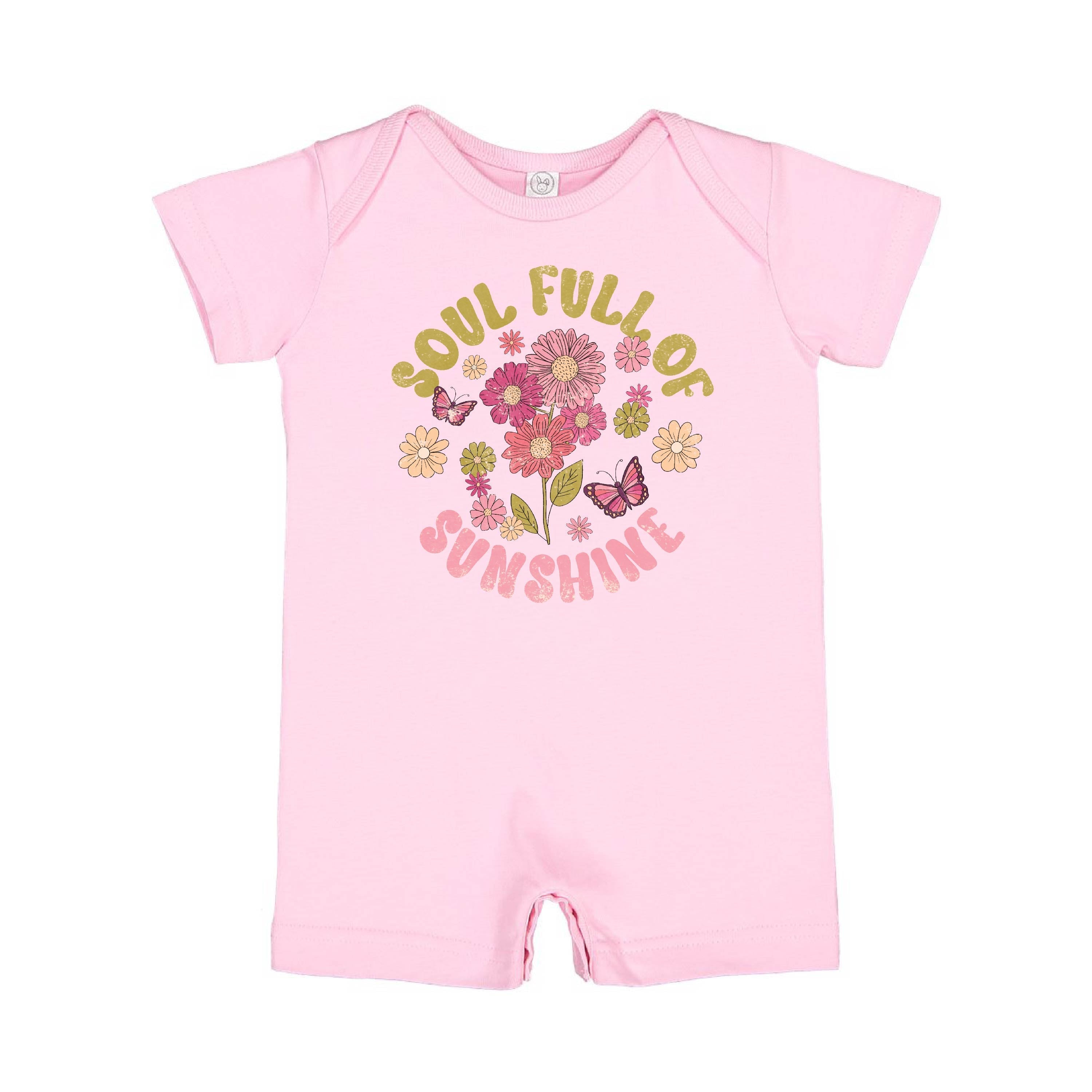 Soul Full of Sunshine - Short Sleeve / Shorts - One Piece Baby Romper