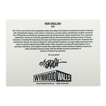 Ron English Grin Art Card