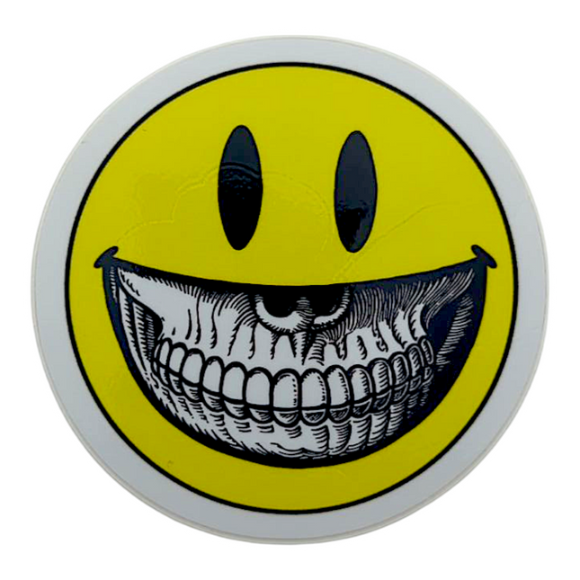 Ron English Grin Sticker