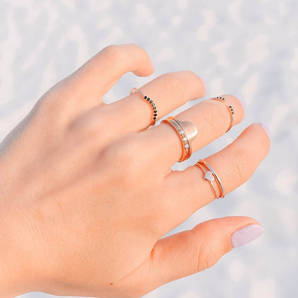 Rose Gold Stacker Ring