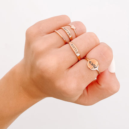 Rose Gold Stacker Ring
