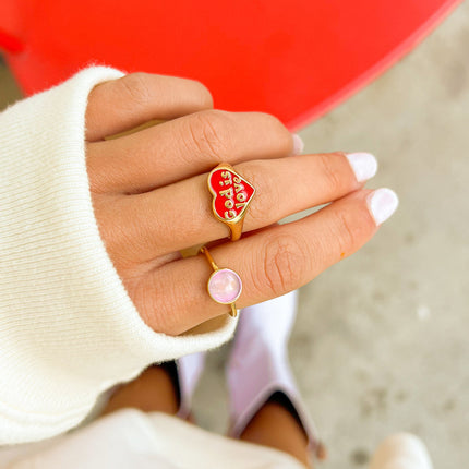 Rose Quartz Ring