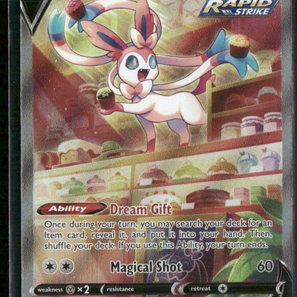 Sylveon V (Alternate Full Art) SWSH07: Evolving Skies #184/203