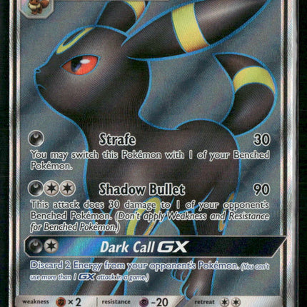 Umbreon GX (Full Art) SM Base Set #142/149