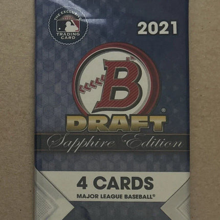 2021 Bowman Draft Baseball Sapphire Pack