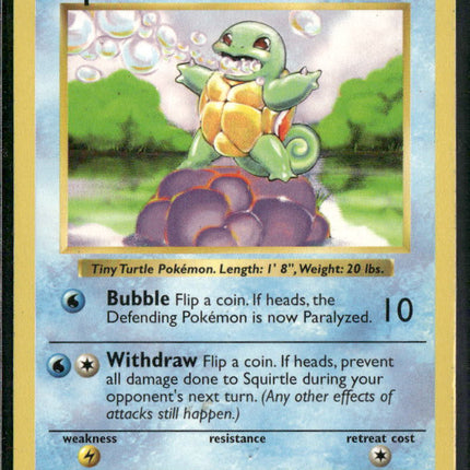 Squirtle Base Set (Shadowless) #063/102