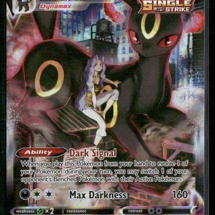 SWSH09: Brilliant Stars Trainer Gallery #TG23/TG30 Umbreon VMAX