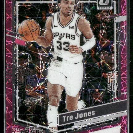 2023-24 Donruss Optic #137 Tre Jones Pink Velocity #/79