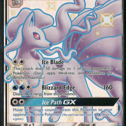 Alolan Ninetales GX Hidden Fates: Shiny Vault #SV53/SV94