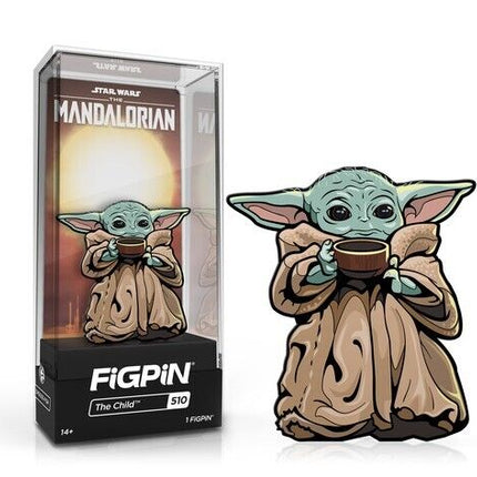 FiGPiN Star Wars The Madalorian The Child #510 Enamel Pin Sealed Grogu Cup Bowl