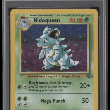 Nidoqueen-Holo 1999 Pokemon Jungle #7 PSA 8