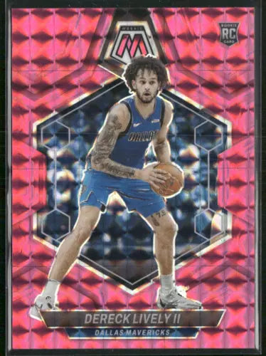 2023-24 Panini Mosaic #248 Dereck Lively II Pink #/149