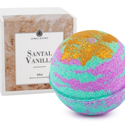 Santal Vanilla 10oz Jewelry Bath Bomb