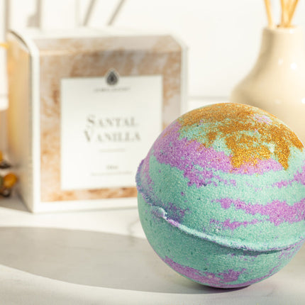 Santal Vanilla 10oz Jewelry Bath Bomb