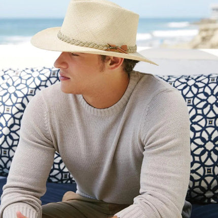 Scala Taos - Panama Straw Fedora Hat
