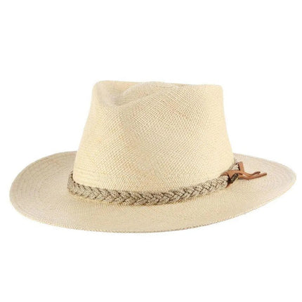 Scala Taos - Panama Straw Fedora Hat