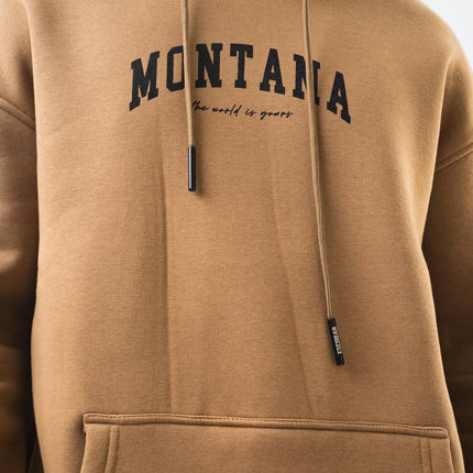 Oversize 'Scarface' Hoodie - Tony Montana Graphic Sweatshirt 'The World is Yours'