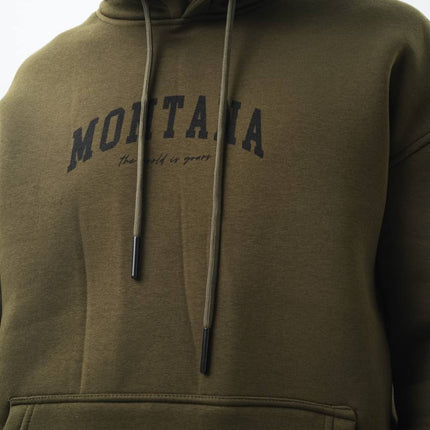 Oversize 'Scarface' Hoodie - Tony Montana Graphic Sweatshirt 'The World is Yours'
