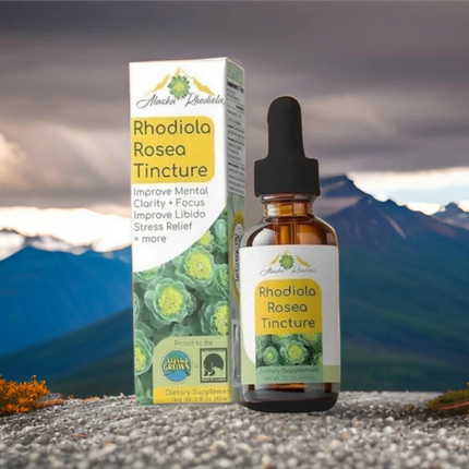 Rhodiola Rosea Tincture – Natural Stress & Energy Support (2 oz)
