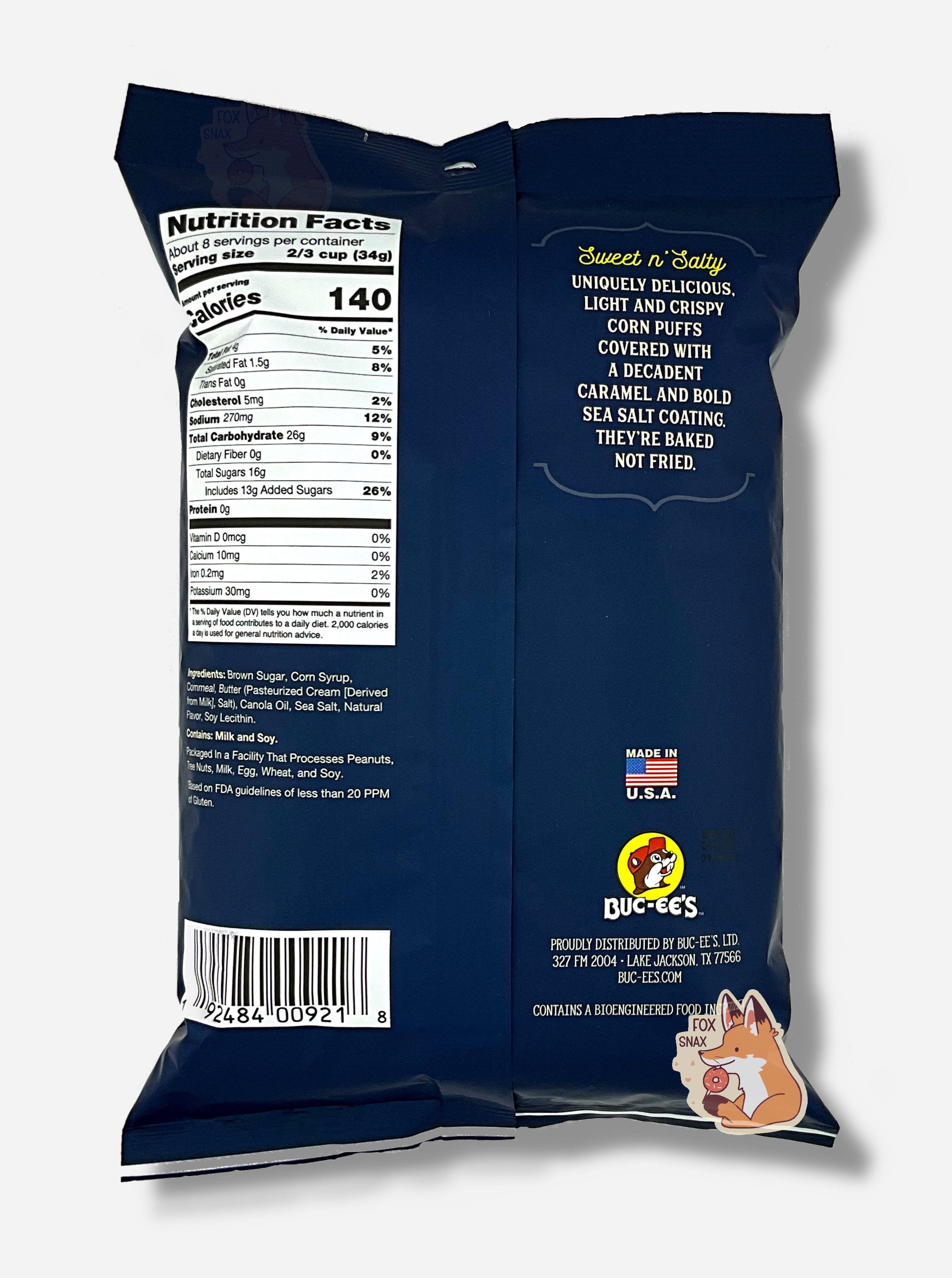 Buc-ee's Sea Salted Caramel Beaver Nuggets