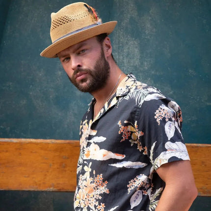 Peter Grimm Shelby - Straw Fedora Hat