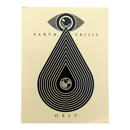 Shepard Fairey Earth Crisis Sticker