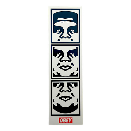 Shepard Fairey OBEY 3-FACE (Large) Sticker