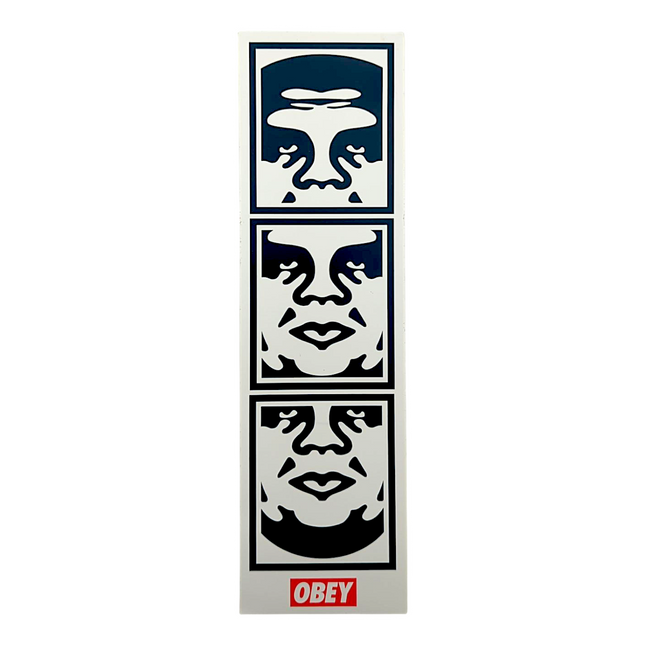 Shepard Fairey OBEY 3-FACE (Large) Sticker