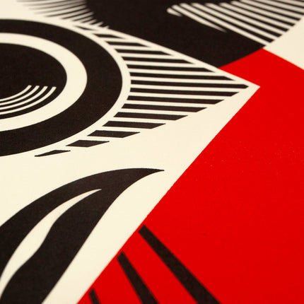 Shepard Fairey "Third Eye Open" Letterpress Print