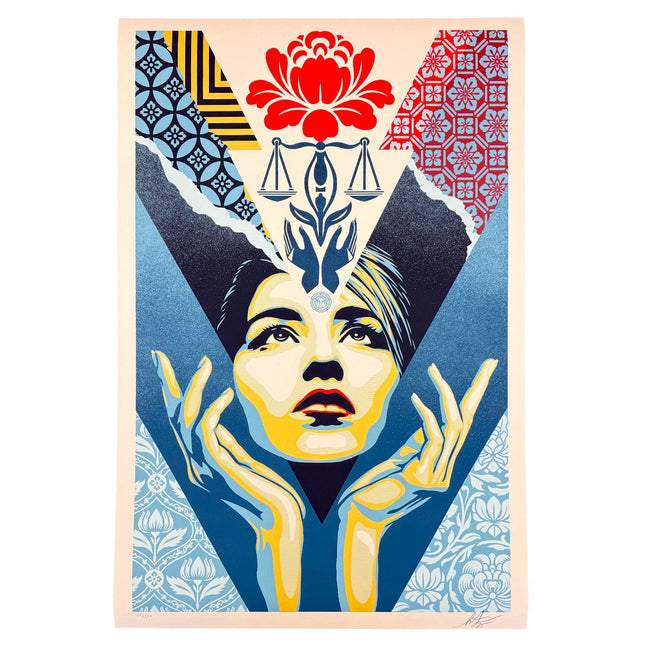 Shepard Fairey "Uplift Justice" Print