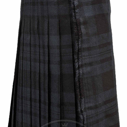 Traditional Kilt – Standard Wool, Black Isle