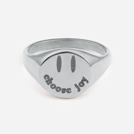 Silver Choose Joy Ring
