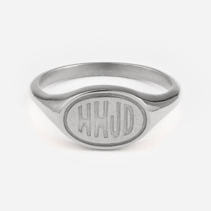 Silver WWJD Ring