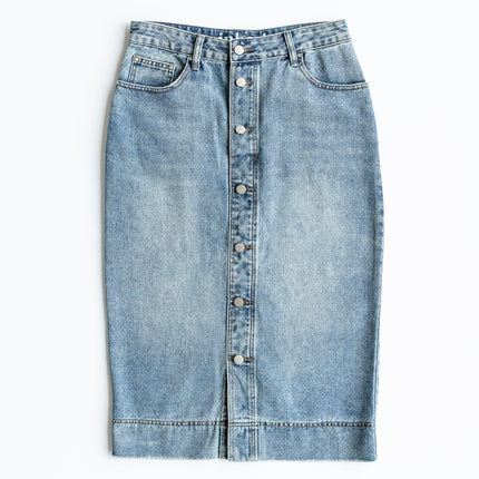 Skylar Button Front Midi Skirt