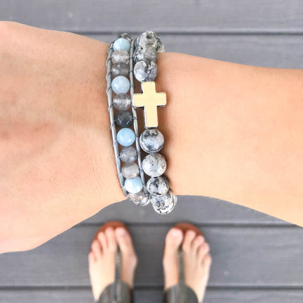 Slate Grey Cross
