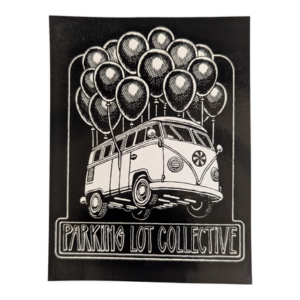 Slinger x Pyroscopic (The Parking Lot Collective) Flying Bus Sticker