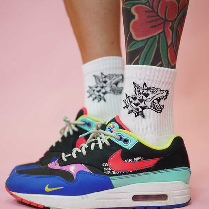Thrash Happy Quarter Crew Socks