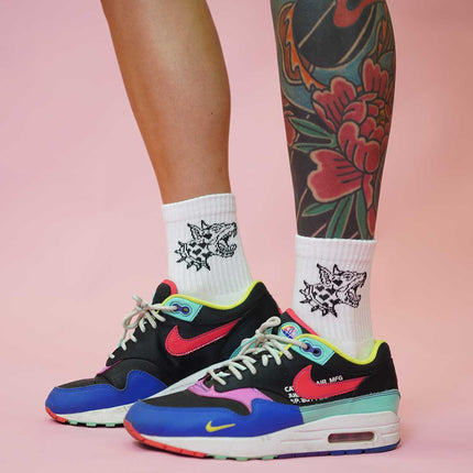 Thrash Happy Quarter Crew Socks