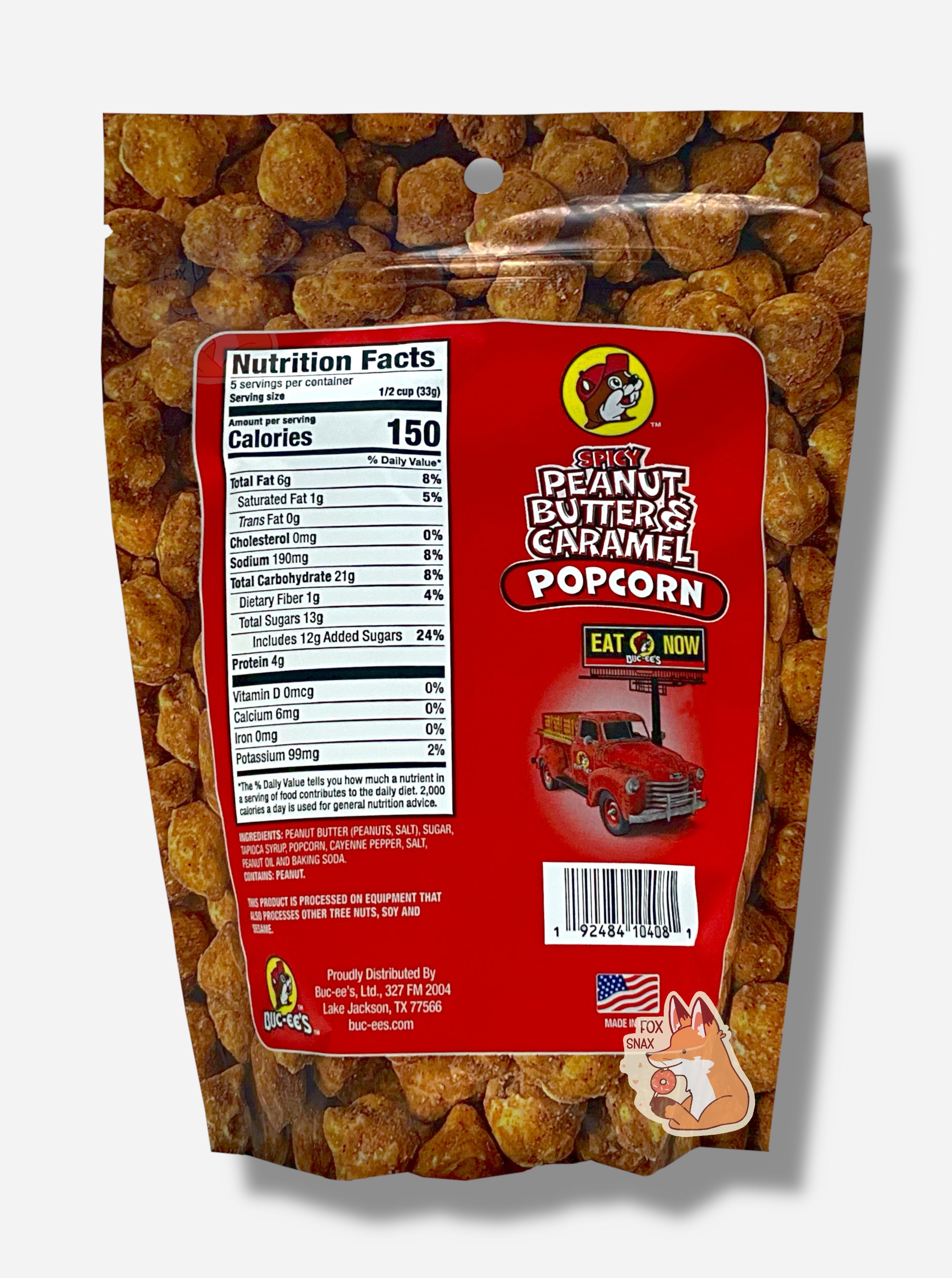Buc-ee's Spicy Peanut Butter & Caramel Popcorn