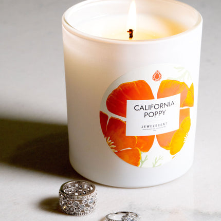California Poppy 10oz Signature Jewelry Candle