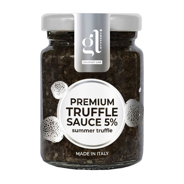 GL Truffle Gourmet, Large Italian Premium Black Truffle Sauce , Salsa Tartufata 180g (6.4 oz)