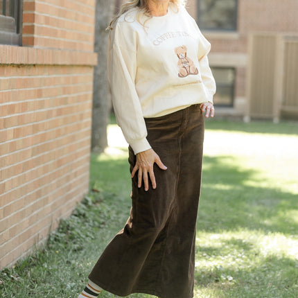 Stella Maxi Corduroy Skirt