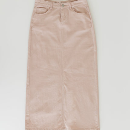 Stella Rose Denim Maxi Skirt - FINAL SALE