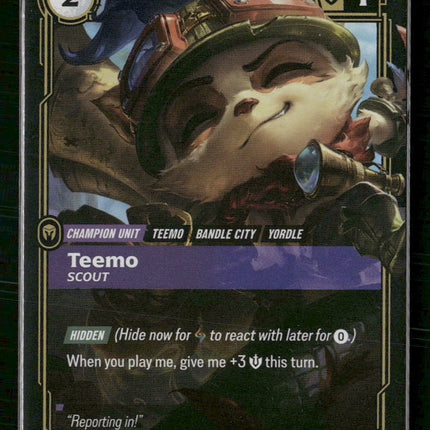 Teemo - Scout #197/298 Rare - Riftbound Origins TCG